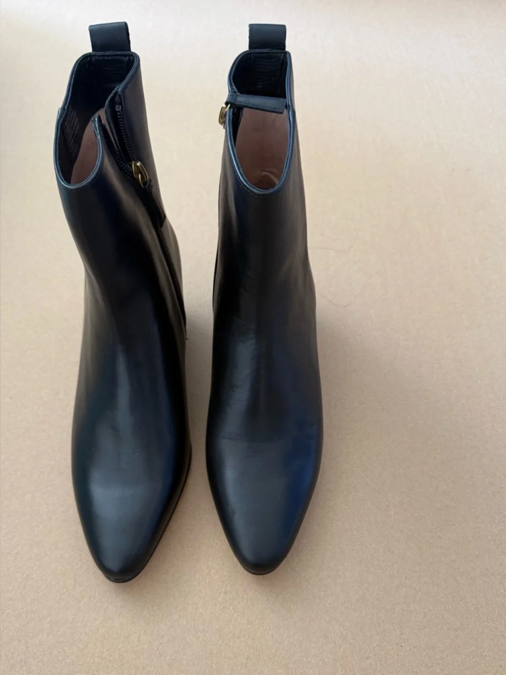 J. Crew Black Leather western Boots size 9 new in box - Picture 5 of 10